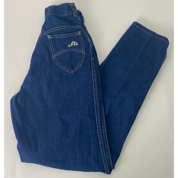 Vintage 80s Chic Mom Jeans High Rise High Waist Retro Pleated Twee - Size 4 - Picture 10 of 11